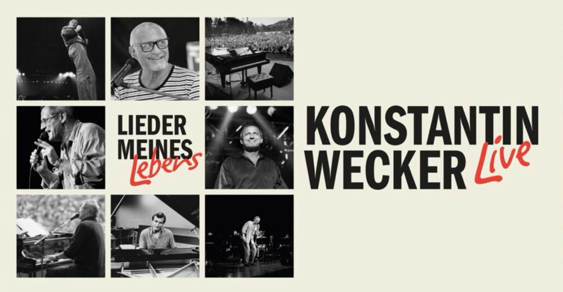 Affiche de la tournée Konstantin Wecker Lieder meines Lebens 2026
